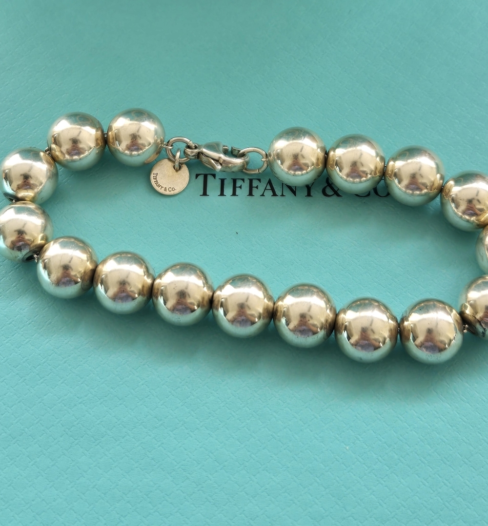 Tiffany & Co. Silver Silver Beaded Bracelet